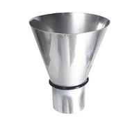 ClothHouse 304 Stainless Steel & Iron Extra Large Diameter Funnel, 30cm Opening, 14cm Outlet, Silver, Funnel