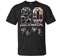 Clothing 20 Year of Westlife Mens t Shirt for Man Idea for Who Love Westlife Size XL Black