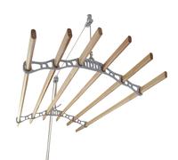 MonsterShop Clothing Airer Ceiling Pulleys- White- 2M