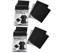 Clothing Blackening Cloths Pack of 15 Active Dye Laundry Towels Safe Colour Refresher for Cotton Linen Silk Blend Fabric Revitalisation for Black Clothing (Black 30 Pieces)