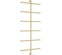 Clothing Display Rack - Wall-Mounted Garment Organizer with Hooks, Multifunctional Metal Shelf for Accessories, Socks, and Jewelry Holder