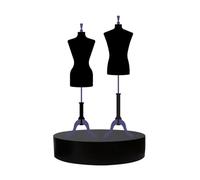 Clothing Display Stands - Round Support for Bridal Shops Retail Stores and Collectibles Cylinder Platforms to Showcase Apparel and Enhance Visual Merchandising.