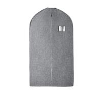 Clothing dust cover Breathable Fur Clothing Dust Cover Hanging Bag Coat Cover Hanging Clothing Household Storage Cover Dust Bag(Dark Grey,90x58cm)