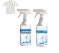 Clothing Emulsifier, Non Ionic Emulsifiers Cloth Cleaner, Non-ionic Clothing Emulsifier, Stain remover & laundry whitener, Laundry Stain Remover Spray for Grease, Oil, Food on Clothes and Shoes (2Pc)