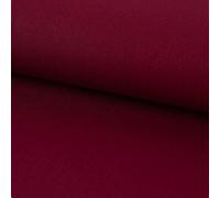 Clothing Fabric Twill Gabardine Wool Touch Extra Soft Plain Wine Red 1.45 m Width