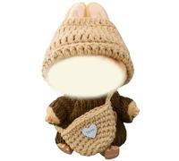 Clothing for 17 cm 1a-bu Plush - Dressing Accessory for Plush Figures with Hood, Elastic Cotton Outfit, DIY Washable, Personalised Gift & Collector Accessories