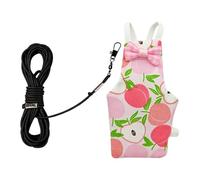 Clothing for the Devil - Comfortable and Reusable Suit for Domestic Parrots, Harness with Rope For, for Inseptile Parakeets Conure Calopsite Canaries