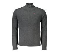 Clothing, male, Napapijri, Turtlenecks, Gray, 3XL, Knitwear 3XL