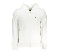 Clothing, male, Napapijri, Zip-throughs, White, S, Sweatshirts & Hoodies S