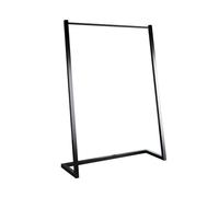 Clothing Rack,Iron Clothes Hanger,Floor-Standing Side-Mounted Display Rack,for Home,Showroom and Clothing Store,Saving Space(120x40x155cm)