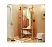Clothing rack,Solid Wood Free Standing Coat Rack Space Saving Multi Layer Clothes for Small Apartments Vertical Storage Shelf for Entryway & Bedroom