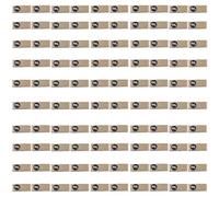 Clothing Sizes Indicators, Washable Satins Fabric, Gold 4XL | Installation for Sewing Enthusiasts, Washable Satins Fabric Label, Easy in Garment Labeling