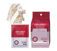 Clothing Stain Removal Wet Wipes, Individual Wrapped Cleaning Wipes, Instant Stain Wipes, Mini Stain Remover Wipes, Emergency Stain Rescue Stain Remover, For Clothes Fabric Carpet (1Packs)