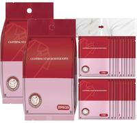Clothing Stain Removal Wet Wipes, Individual Wrapped Cleaning Wipes, Mini Stains Remover Wipe, Emergency Stain Rescue Stain Remover, Down Jacket Dry Cleaning Agent,For Clothes Fabric Carpet (2 Pcs)
