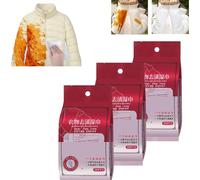 Clothing Stain Removal Wet Wipes - Individual Wrapped Cleaning Wipes, Portable Emergency Stain Removal Wet Wipes, Emergency Stain Rescue Stain Remover, for Clothes Fabric Carpet (3)