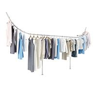 Clothing Store Display Stand Wall-Mounted Gold,Iron Metal Clothing Store Wall Mount Display Shelves,Men's Women's Children's Retail Commercial Clothing Garment Rack Ceiling Hanger/B/350Cm (A
