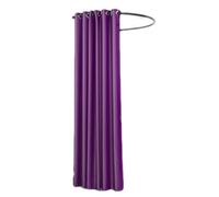 Clothing Store Fitting Room, Wall-Mounted Boutique Cloakroom with High Shading Curtain Kit for Shopping Mall Bar Party Use(Lila,95X95CM)