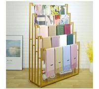 Clothing Store Garment Rack Floor Standing Scarf Hanger Retail Accessory Organizer, Multi-Purpose Sheets Holder Suit Pants Rack, Closet Tie Hanging Rod Belt Shawl Fabric Storage Stand, Cloth