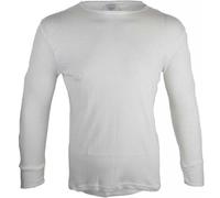 Clothing Unit Mens Thermal Long Sleeve Top - White - Medium