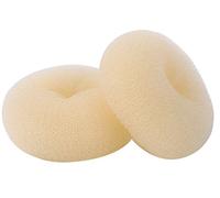 CLOTHOBEAUTY 2 pieces Extra Large Size Hair Bun Donut Maker, Ring Style Bun, Women Chignon Hair Donut Buns Maker,Hair Doughnut Shaper Hair Bun maker (4.3 in. For Thick and Long Hair) (Blonde)