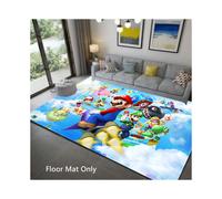 (Cloud, 120*160cm/47.2*63.0 in) Livingroom Mario Super Bedroom Carpet Floormat 3d Print Childrens Crawling Mat