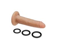 Cloud 9 Dual Density Dildo Touch No Balls - 7" - Caramel