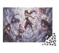 Cloud Anime Girl 1000 Piece Jigsaw Puzzle,Premium Cardboard,Gift Idea,Stress Relief,Impossible Challenge,Educational Toy,Home Wall Decor,Adults & Kids 14+ 38x26cm/1000pcs