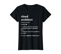 Cloud Architect Funny Dictionary Definition T-Shirt, Women, Black, X-Large