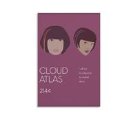 Cloud Atlas Canvas Wall Art - Epic Sci-Fi Drama, Stunning Abstract Movie Decor for Walls (14) Posters Wall Art Painting Canvas Prints Decor Poster Artworks 20x30inch(50x75cm)