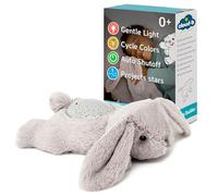 Cloud b Dream Buddies Benny the Bunny - The Soothing Mini Baby Night light Kids Love | Star Projector Sleep Aid with Gentle Lights and Auto Shut Off | Newborn Essentials Baby Toys