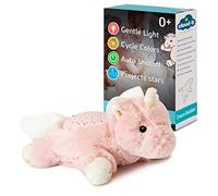 Cloud B Mini Night Light Soothing Star Projector | Soft Brightness | 3 Colours | 1 Constellation | Auto Shut-Off | Unicorn Plush Night Light Dream Buddies Ella The Unicorn