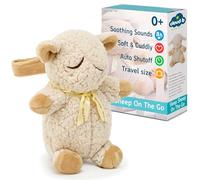 Cloud B Sleep Sheep On the Go - Cuddly Baby Toys - Ideal for Baby Toys 6 to 12 Months - Award-Winning Soothing Lullabies White Noise Machine Baby