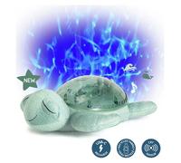 Cloud b Tranquil Turtle Green (Rechargeable) Baby White Noise Machine & Baby Night Light | Cry Sensor | Adjustable Settings | 4 Soothing Sounds & Ocean Waves Projector