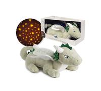 Cloud B Twilight Buddies Dragon - Star Projector Night Light Kids & Baby Soother | Newborn Essentials Baby Toys Soothers | 3 Colours & 3 Constellations - Comforting Plush Gift for Mums & Parents