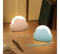 Cloud Baby Night Light - Dimmable with 2 Modes & Brightness, Rechargeable for Breastfeeding & Sleeping, Gift for Bedroom Decor (P+B)