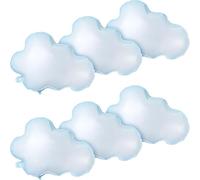 Cloud Balloons - 6PCS Baby Shower Balloon, Cloud Decorations, In The Clouds Decoration, Delicate and Lovely Decorative Balloons, White Cloud Foil Balloons for Birthday Themed Party Weddings Nursery