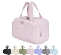 Cloud Carry Bag, Carry on Toiletry Bag, 4-in-1 Puffy Multi-Functional Toiletry Bag, 4-in-1 Travel Organizer with Handle, Pink, modern