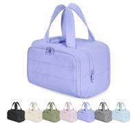 Cloud Carry Bag, Carry on Toiletry Bag, 4-in-1 Puffy Multi-Functional Toiletry Bag, 4-in-1 Travel Organizer with Handle, Purple, modern