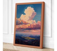 Cloud Cathedral at Dawn Canvas Wall Art Print 18x12 Inch