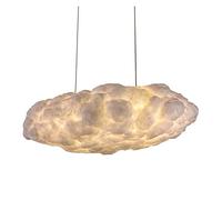 Cloud Chandelier Shade - Creative Fabric Pendant Lamp Cover - Soft Glow Cotton Ceiling Light for Bedroom, Kitchen, Office(100 * 45 * 30)
