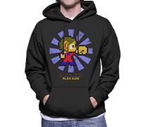 Cloud City 7 Alex Kidd Retro Japanese Men's Hooded Sweatshirt Black