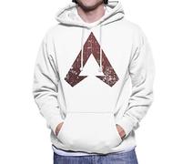 Cloud City 7 Apex Legends Distressed Logo Men's Hooded Sweatshirt White