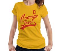 Cloud City 7 Average Joes Dodgeball Captain Women's T-Shirt Gold