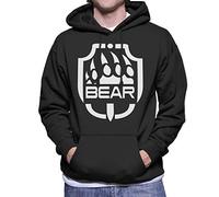 Cloud City 7 Bear Emblem Escape from Tarkov Men's Hooded Sweatshirt Black