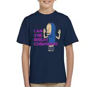 Cloud City 7 Beavis and Butthead Great Cornholio Kid's T-Shirt Navy Blue