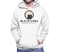 Cloud City 7 Black Mesa Research Facility Dark Logo Half Life Men's Hooded Sweatshirt