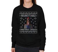Cloud City 7 BoJack Horseman Regrettable Christmas Choices Women's Sweatshirt Black