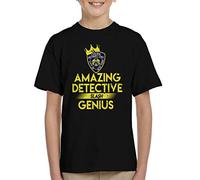 Cloud City 7 Brooklyn Nine Nine Amazing Detective Slash Genius Kid's T-Shirt Black