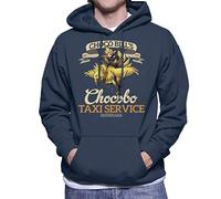 Cloud City 7 Chocobo Taxi Service Final Fantasy VII Men's Hooded Sweatshirt Navy Blue