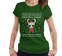Cloud City 7 Christmas Hollow Knight Women's T-Shirt Bottle Green